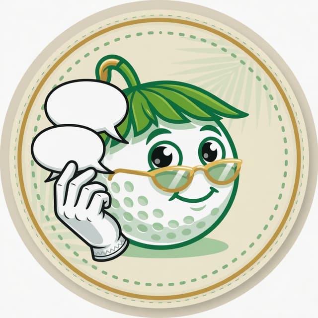 Community Forums mascot — golf ball with speech bubbles